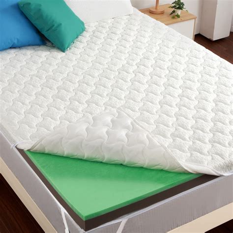 4 inch Mattress Topper, Medium Firm Memory Foam Bed Topper with Pillow ...