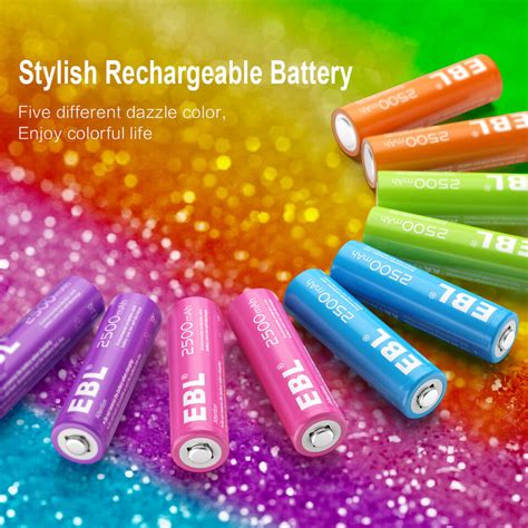 Ebl Lot Aa Aaa Rechargeable Batteries Mah Mah Mah Mah Ni