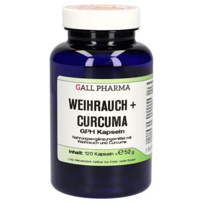 Weihrauch Curcuma Gph Kapseln Gall Pharma Gmbh Online Shop