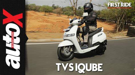 TVS IQube First Ride Review AutoX YouTube