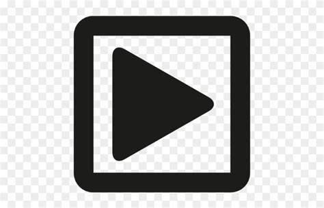 Video Play Button Icon Play Button Square Free Transparent Png