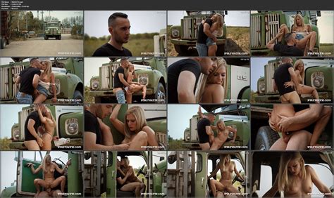 Candee Licious Candee Licious Horny Trucker Enjoys Outdoor Anal