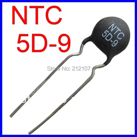 Thermistor NTC 5D 9-in Resistors from Electronic Components & Supplies ...
