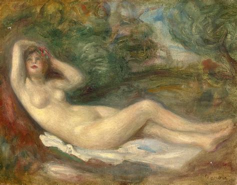 Study Of A Nude Painting By Pierre Auguste Renoir Pixels
