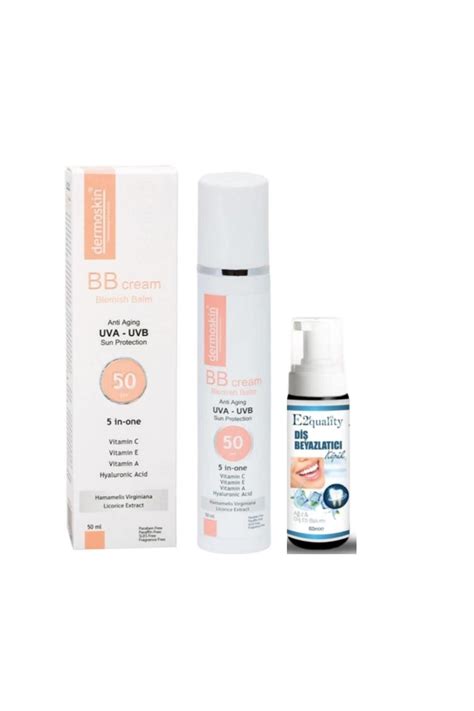 Dermoskin Spf50 BB Cream 50 ml Diş Beyazlatıcı Köpük Hediye Fiyatı