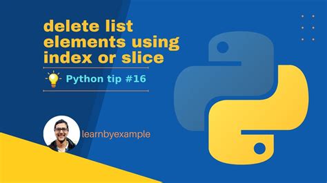 Python Tip Delete List Elements Using Index Or Slice Youtube