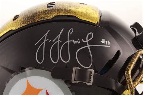 Juju Smith Schuster Signed Pittsburgh Steelers Full Size Hydro Dipped