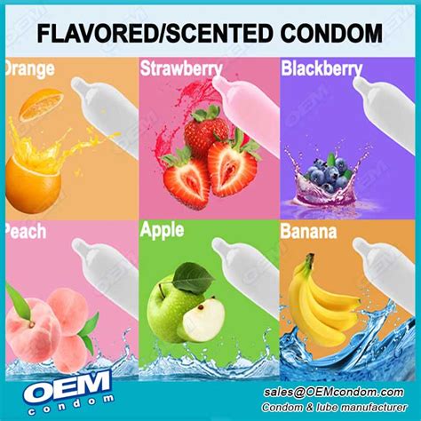 Different Flavored Condoms