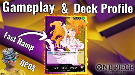 OP08 Pudding Gameplay And Deck Profile One Piece TCG YouTube