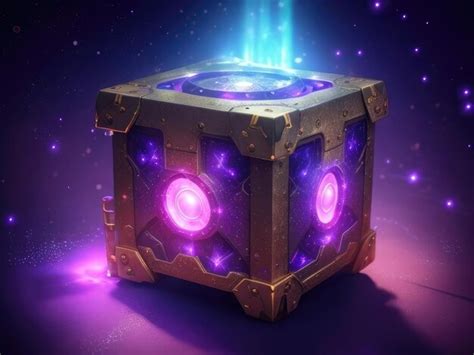 Premium Photo | A metal magic box wallpaper