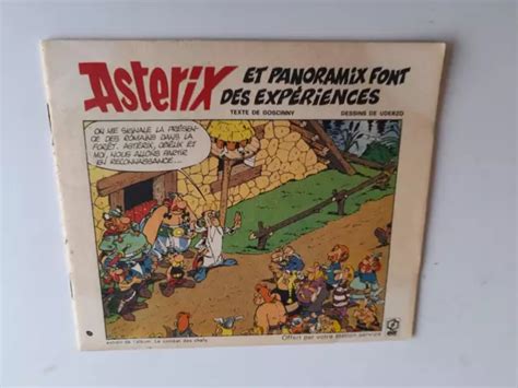 ASTÉRIX ET PANORAMIX font expériences album publicitaire collection