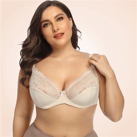 Plus Size Comfy Full Cup Lace Bra Curvypower Uk