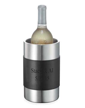 Personalized Single Wine Bottle Chiller*: HansonEllis.com