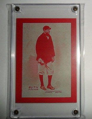 Baltimore News Babe Ruth Red Rookie Vintage Rare Antique