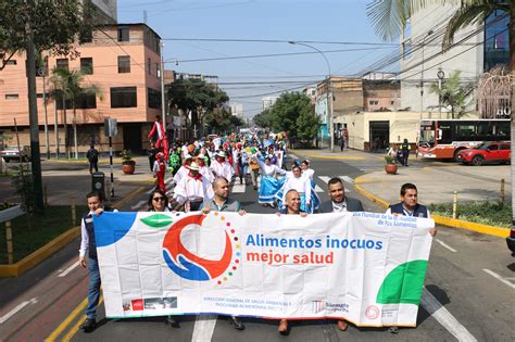 D A Mundial De La Inocuidad De Los Alimentos Digesa Realiz Caminata Y