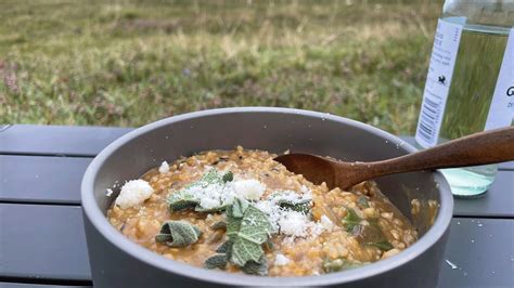 Pinhead Oat Risotto With Butternut Squash And Sage Trangia Stove Recipe