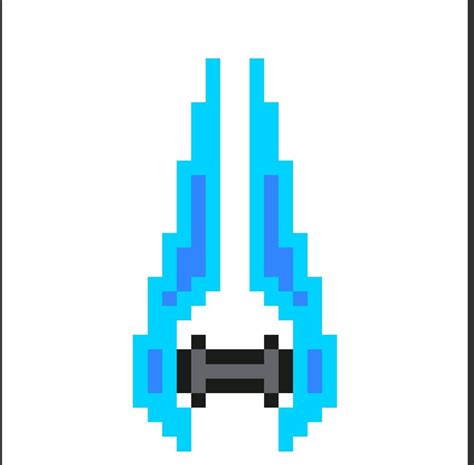 My pixel drawing of an energy sword : r/halo