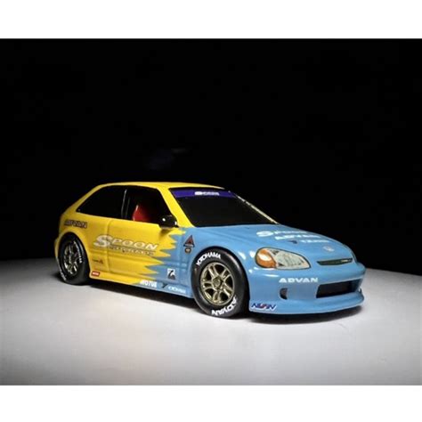 Hot Wheels Honda Civic Type R Ek CUSTOM Shopee Malaysia
