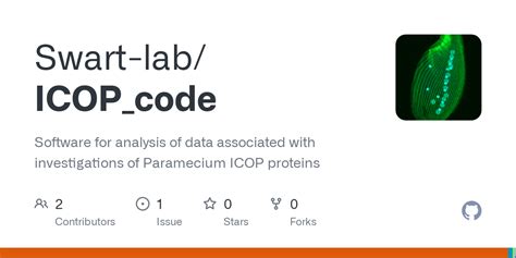 GitHub Swart Lab ICOP Code Software For Analysis Of Data Associated