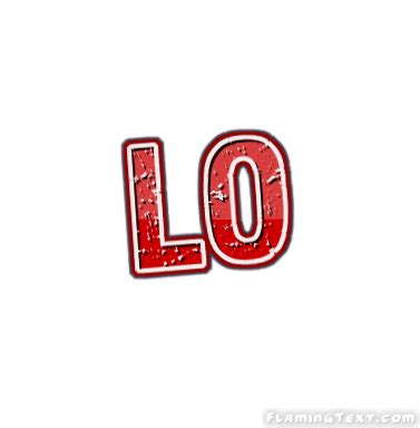 Lo Лого | Бесплатный инструмент для дизайна имени от Flaming Text