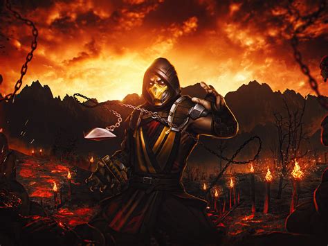 1152x864 Mortal Kombat Scorpion Samurai 4k Wallpaper1152x864 Resolution Hd 4k Wallpapersimages