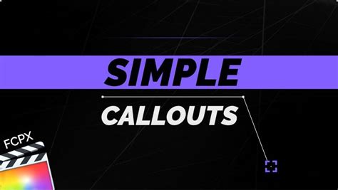 Fcpx Fcpx Simple Callouts Macw