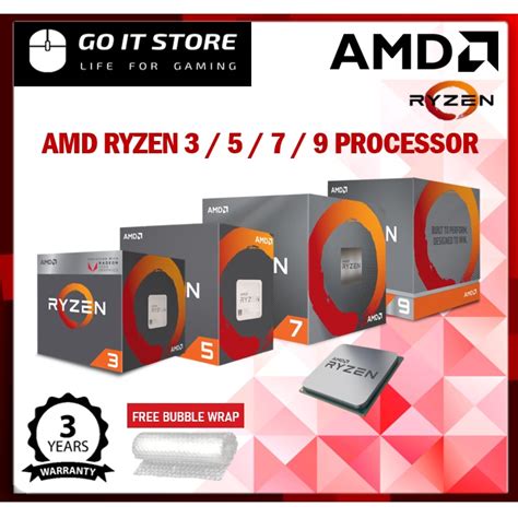 Amd Processor Ryzen Series Am G X