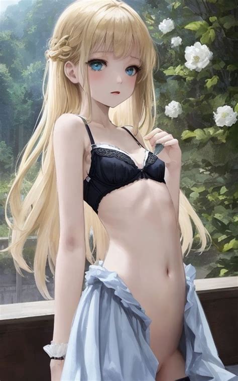 Transparent lingerie and flowerAI ARTS UK テクノ同人