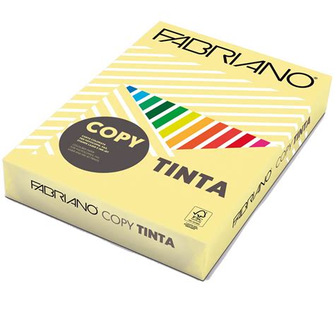 Carta Colorata Copy Tinta A Gr Colori Tenui Fabriano