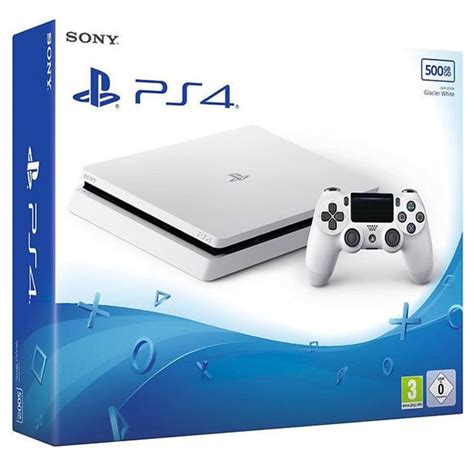 Sony PlayStation 4 Slim White Edition - 500GB | Günstig