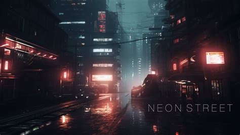 Neon Street Blade Runner Inspired Ambient Music Relaxing Dreamcore