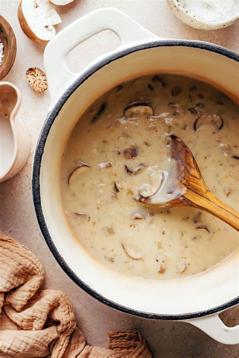 Vegan Gluten Free Cream Of Mushroom Soup Minimalist Baker