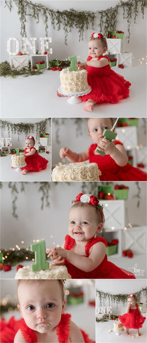 Strawberry Loving Cutie - Cake Smash First Birthday Photography ...