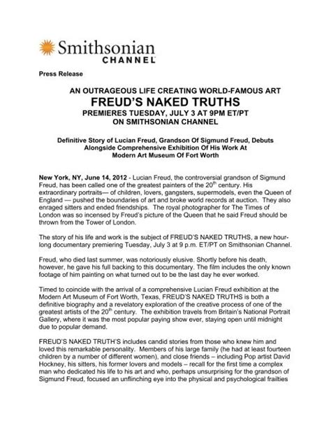 Freud S Naked Truths Smithsonian Channel