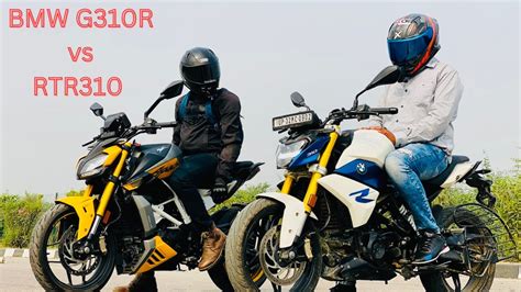 Tvs Apache Rtr 310 Vs Bmw G310r Race Till End🔥 Rtr310 Bmwg310r Dragrace Youtube