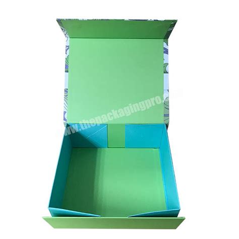 Custom Brand Lingerie Underwear Packaging Rigid Paper Magnetic Folding Garments Clothing