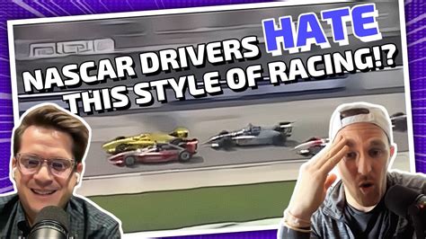 NASCAR Drivers React To Classic Indycar Finish YouTube