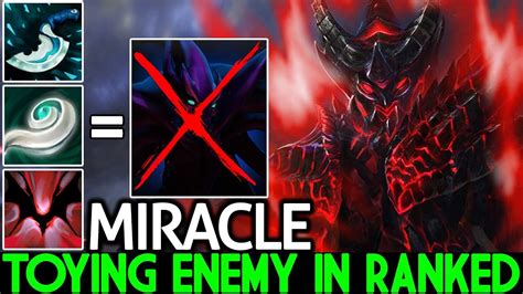 MIRACLE Shadow Fiend Signature Hero Mode Toying Enemy In Ranked 7 24