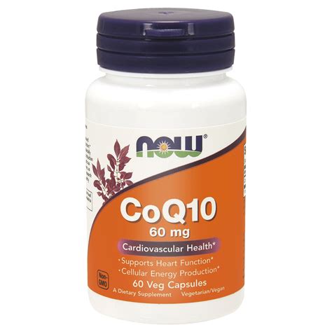 Supliment Alimentar Coenzima Q10 Now Foods 60mg 60 Capsule EMAG Ro