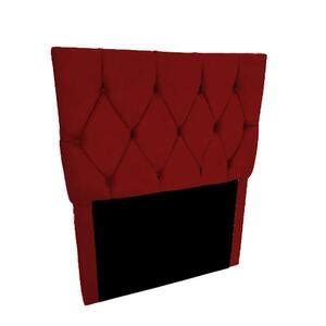 Cabeceira Cama Box Estofada Solteiro Plus 90 Cm Suede Bordô Fdecor