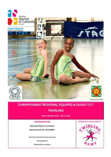 Championnat R Gional En Quipes Et Duos Fscf