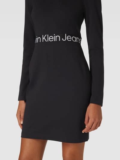 Calvin Klein Jeans Knielanges Kleid Mit Elastischem Taillenband Modell