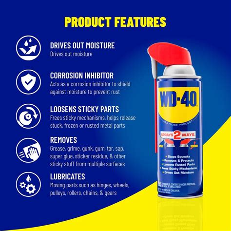 Wd 40 Multi Use Product Sprays 2 Ways With Smart Straw 8oz