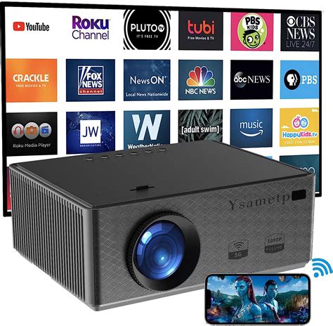 Native P G Wifi Bluetooth Projector L Mini Projector Support