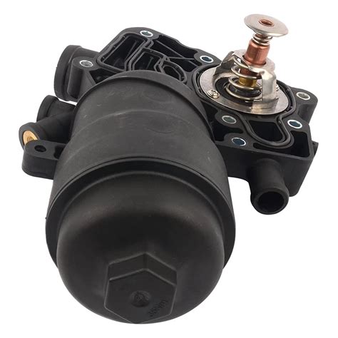 P Engine Oil Filter Housing W Coolant Thermostat Replacement