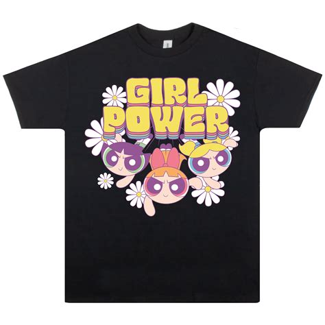 Powerpuff Girls Girl Power Buttercup Blossoms Bubbles Mens And Womens