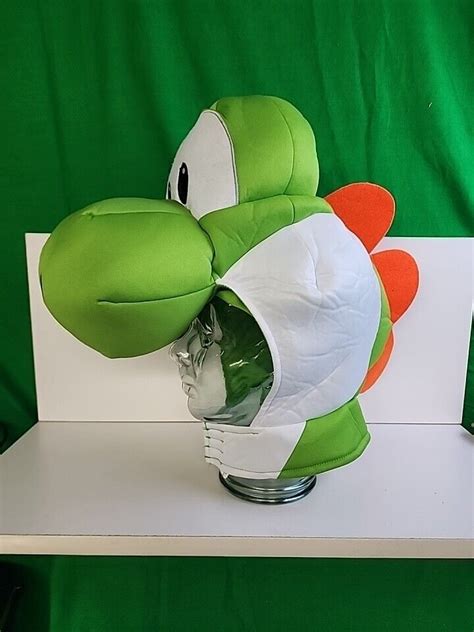 Super Mario Bros Yoshi Adult Costume Headpiece Head H… - Gem