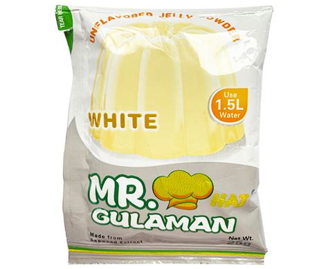 Mr Hat Gulaman Unflavored Jelly Powder White G