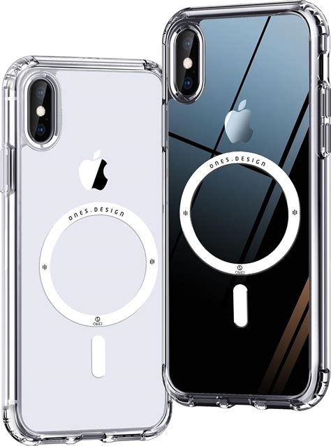 ONES Funda Magnética Híbrida Rígida Compatible con iPhone XS MAX