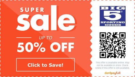 Big 5 Sporting Goods Coupons 60 Discount Nov 2022